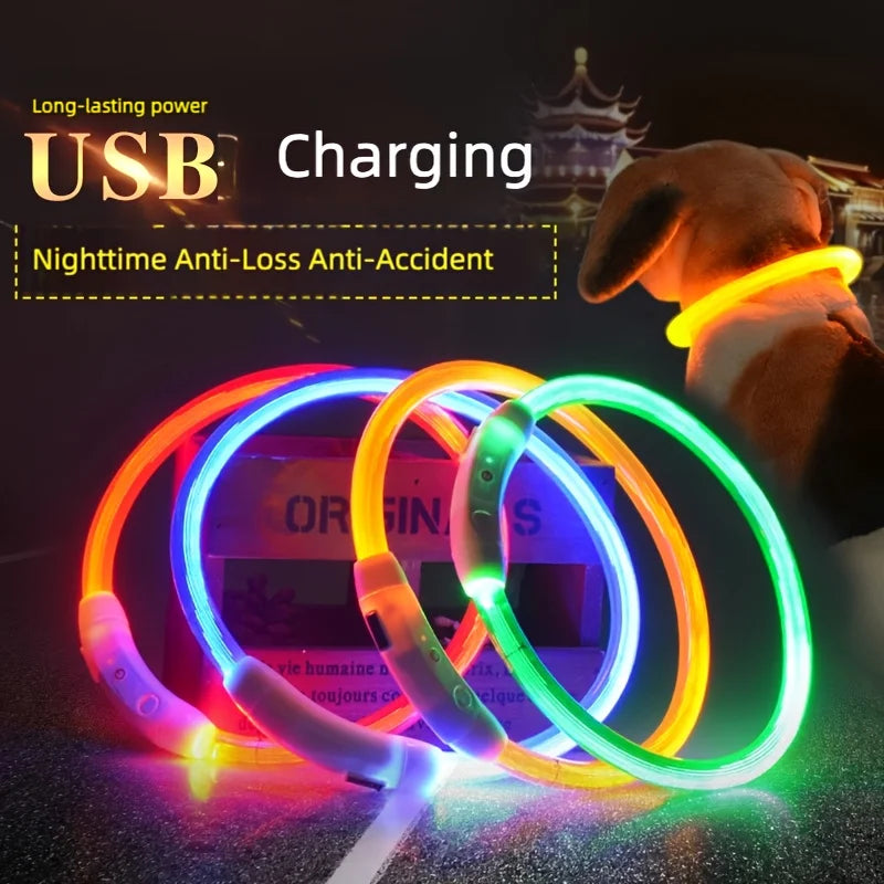 LED Rechargeable Dog Collar