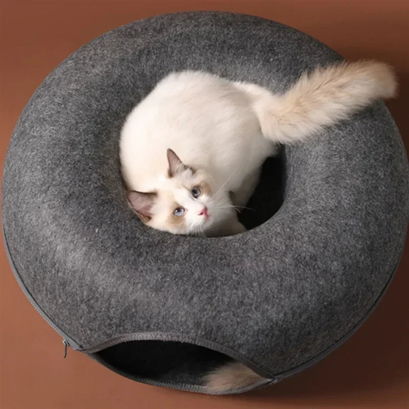 Felt Donut Cat & Dog Bed