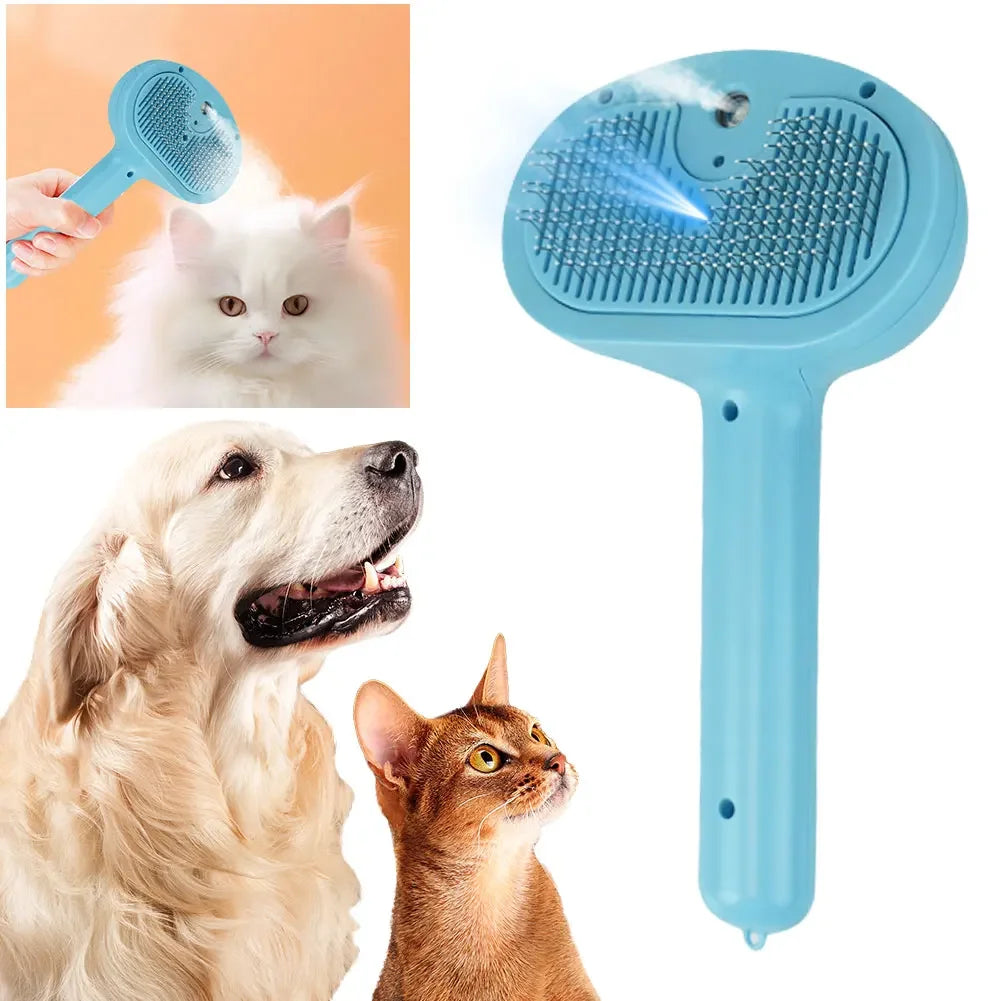 Self-Cleaning Electric Pet Brush