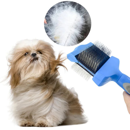 Double-Sided Pet Grooming Brush