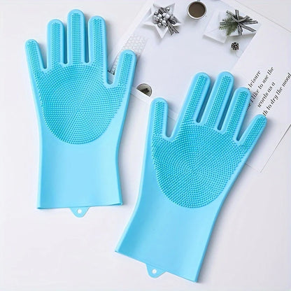 Silicone Pet Bath Gloves