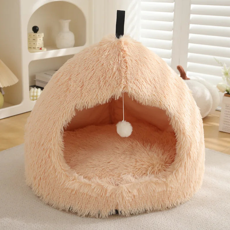 Warm Plush Pet Bed
