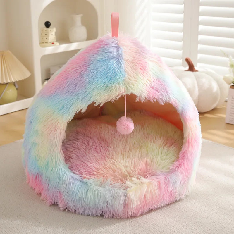 Warm Plush Pet Bed