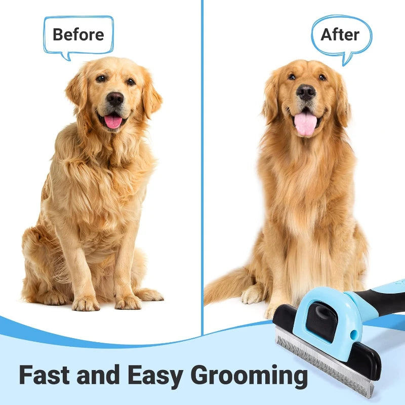 Double-Sided Pet Grooming Rake