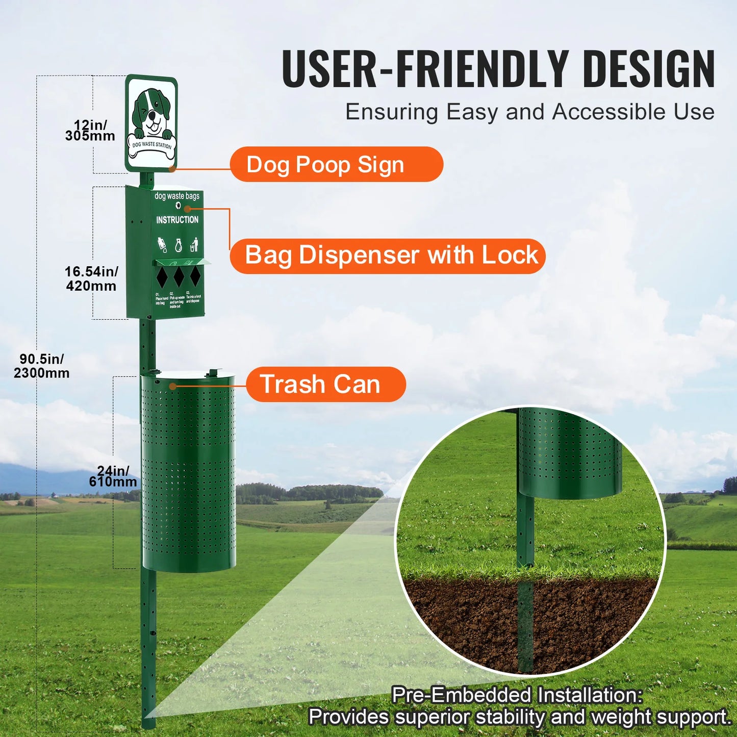 Dog Waste Disposal Station