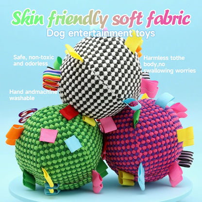 Plush Interactive Dog Ball