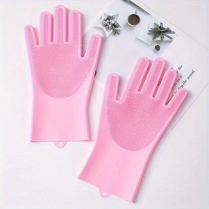 Silicone Pet Bath Gloves
