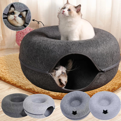 Felt Donut Cat & Dog Bed