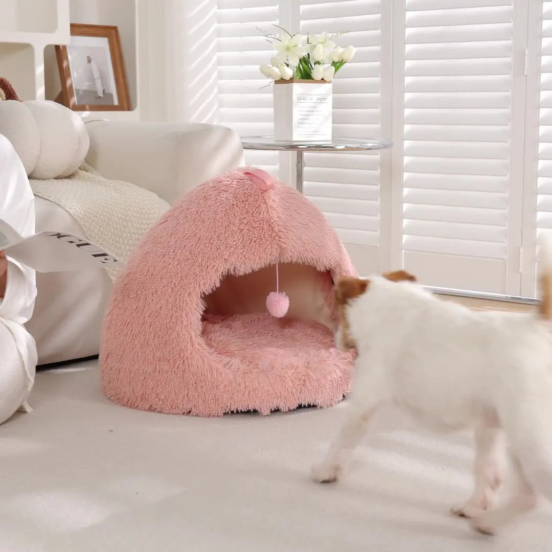 Warm Plush Pet Bed