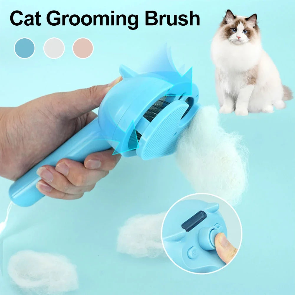 Self-Cleaning Electric Pet Brush