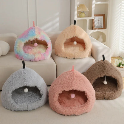Warm Plush Pet Bed