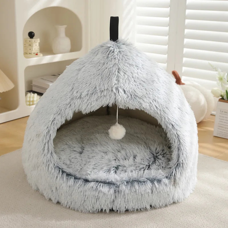 Warm Plush Pet Bed