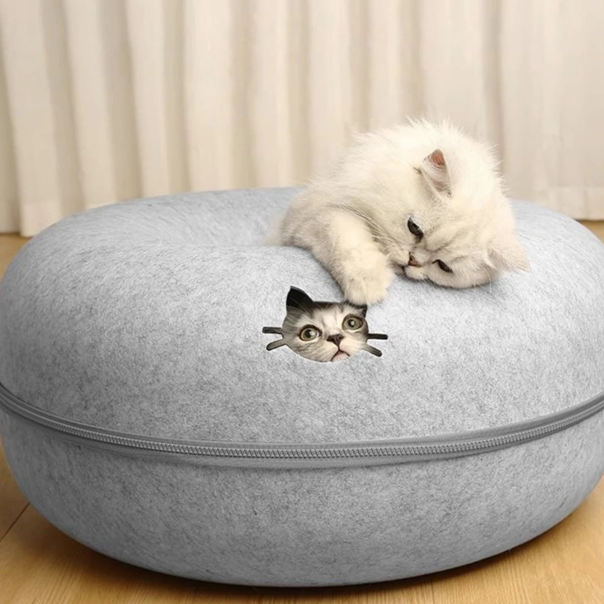 Felt Donut Cat & Dog Bed