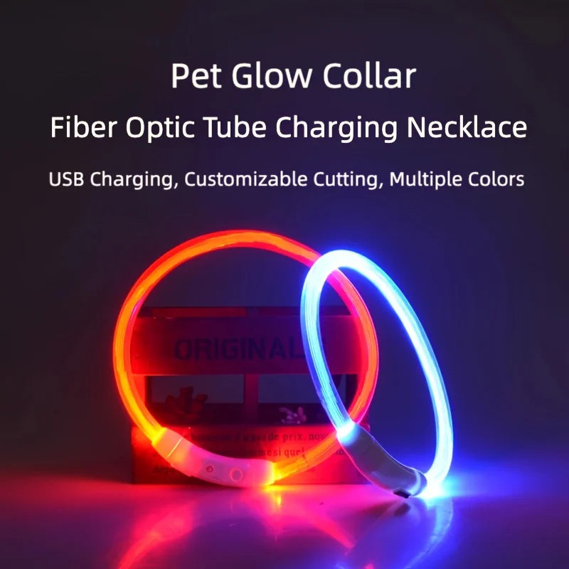 LED Rechargeable Dog Collar